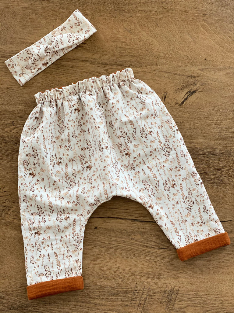 sarouel reversible et bandeau